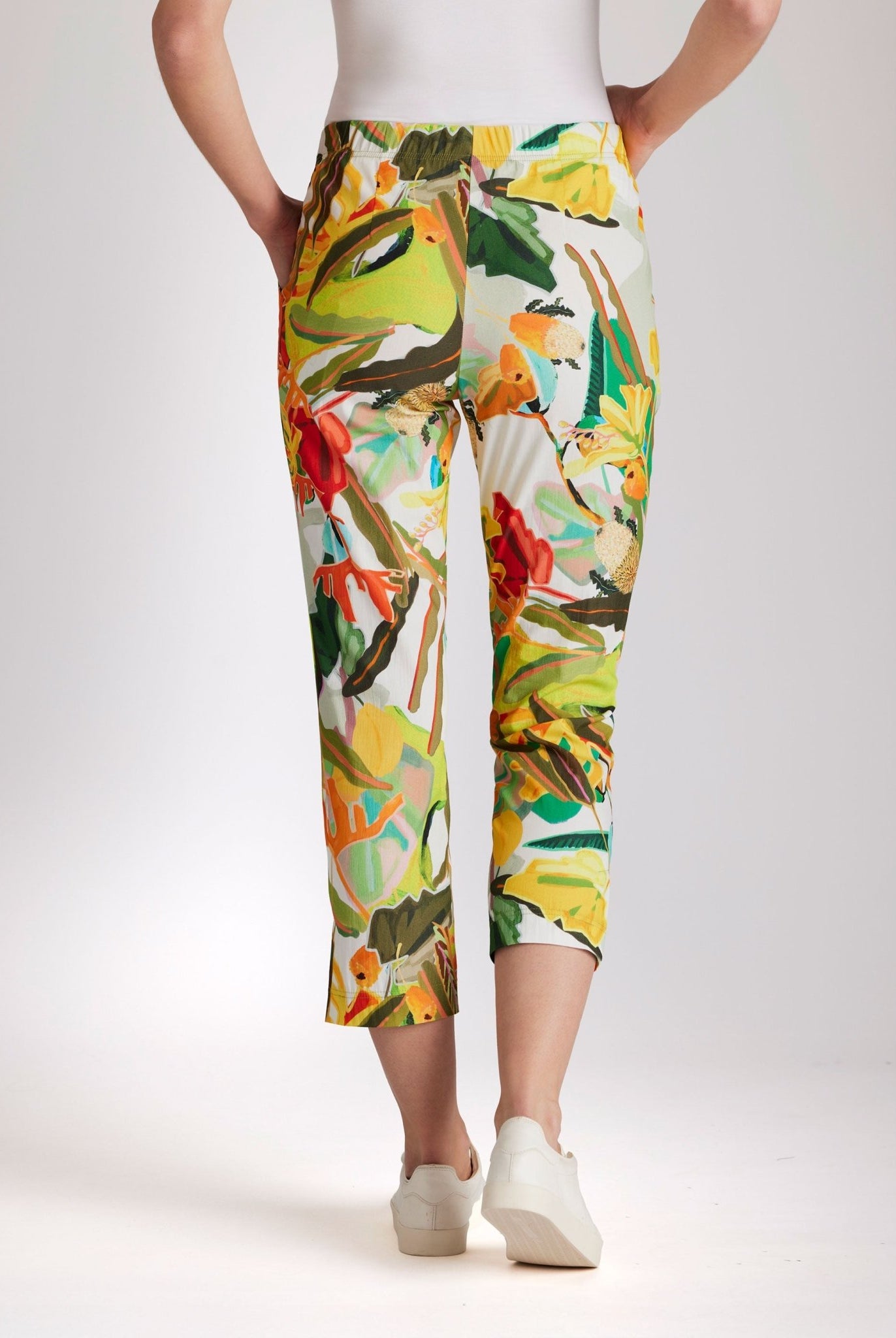 Schmale 7/8 - Hose USTRADI aus Bio - Baumwolle mit Stretch - FOX'S - Fashion