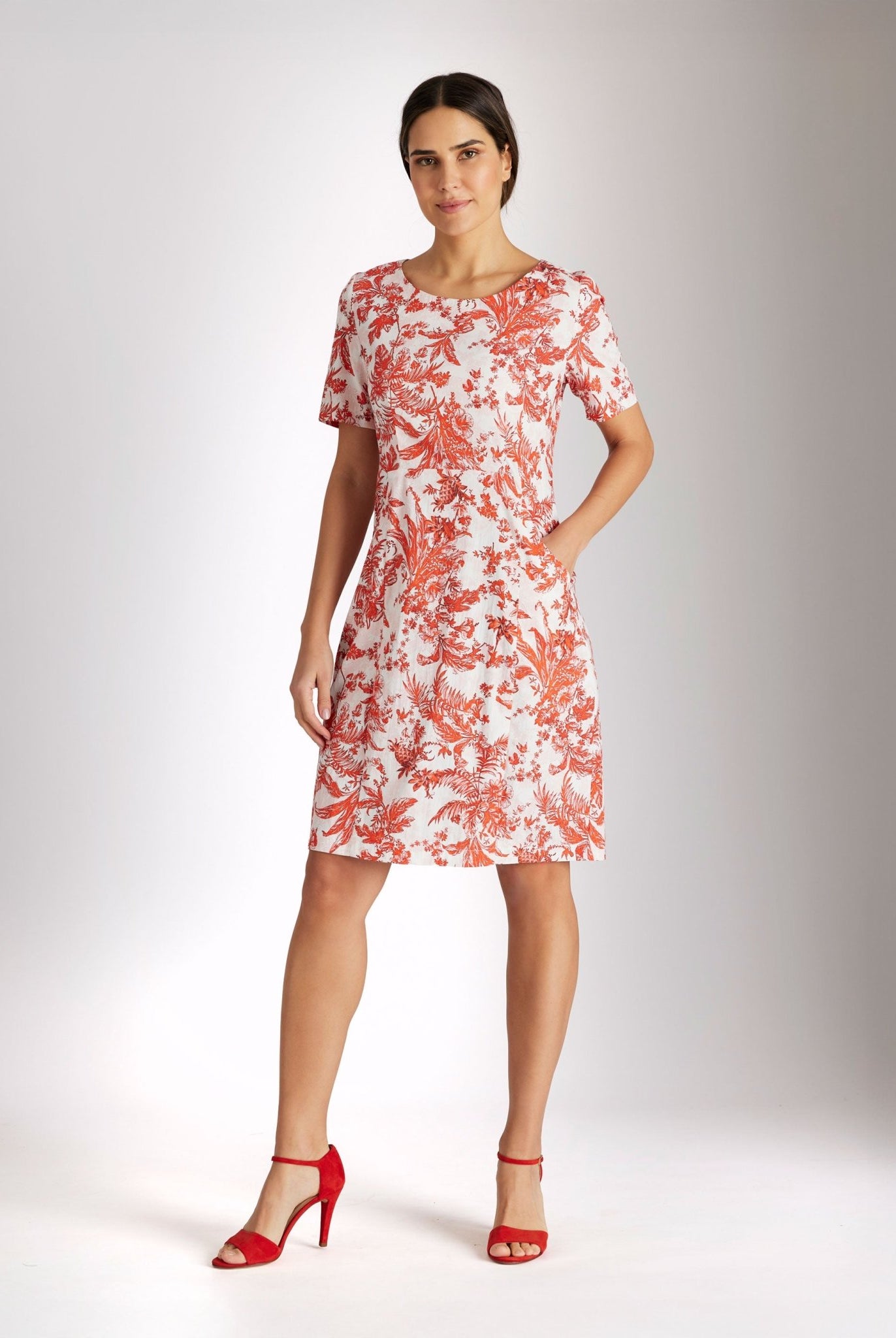 Schmales Etuikleid UKIDO aus Bio - Baumwolle - FOX'S - Fashion