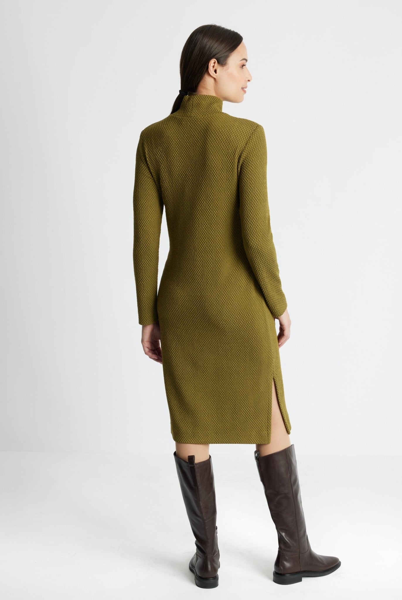 Schmales Kleid PANOLI aus Viskose-Mix mit Stretch - FOX'S-Fashion