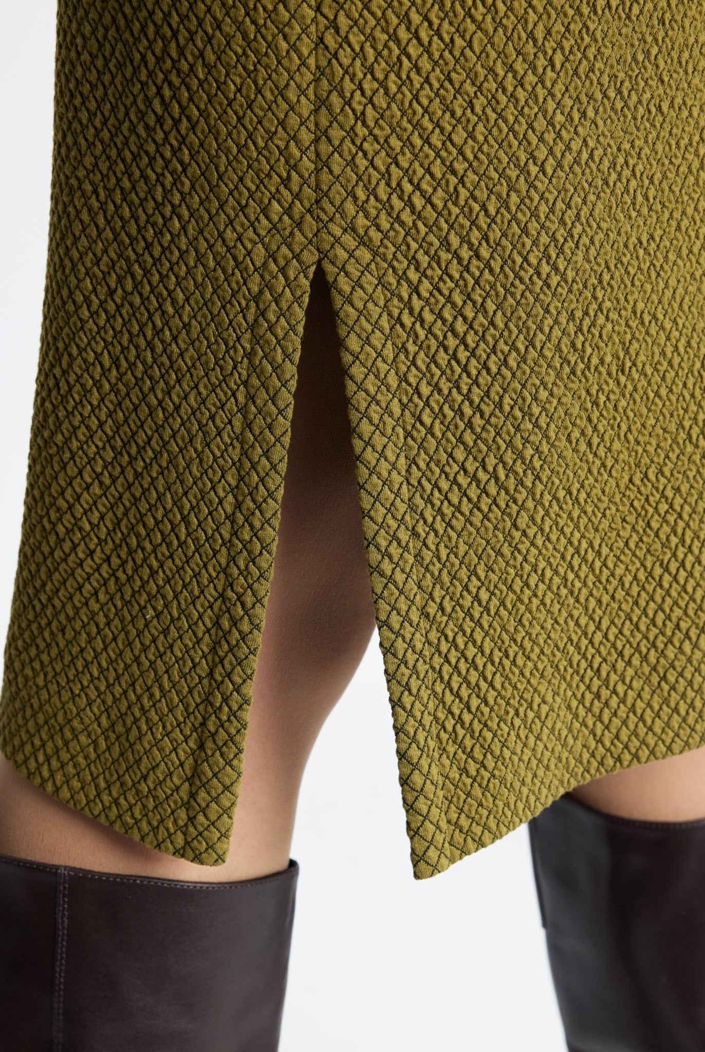 Schmales Kleid PANOLI aus Viskose-Mix mit Stretch - FOX'S-Fashion