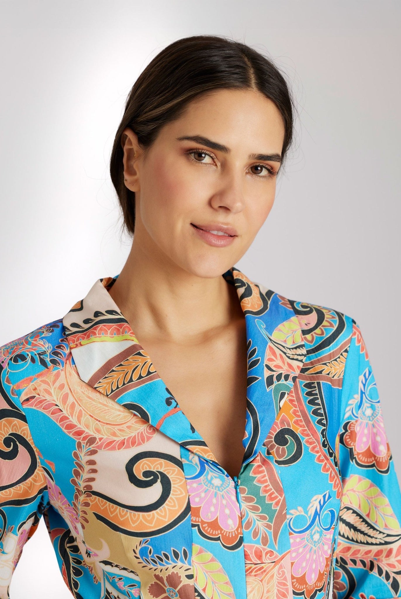 Tailliertes Kleid UDAXI aus Bio - Baumwolle - FOX'S - Fashion