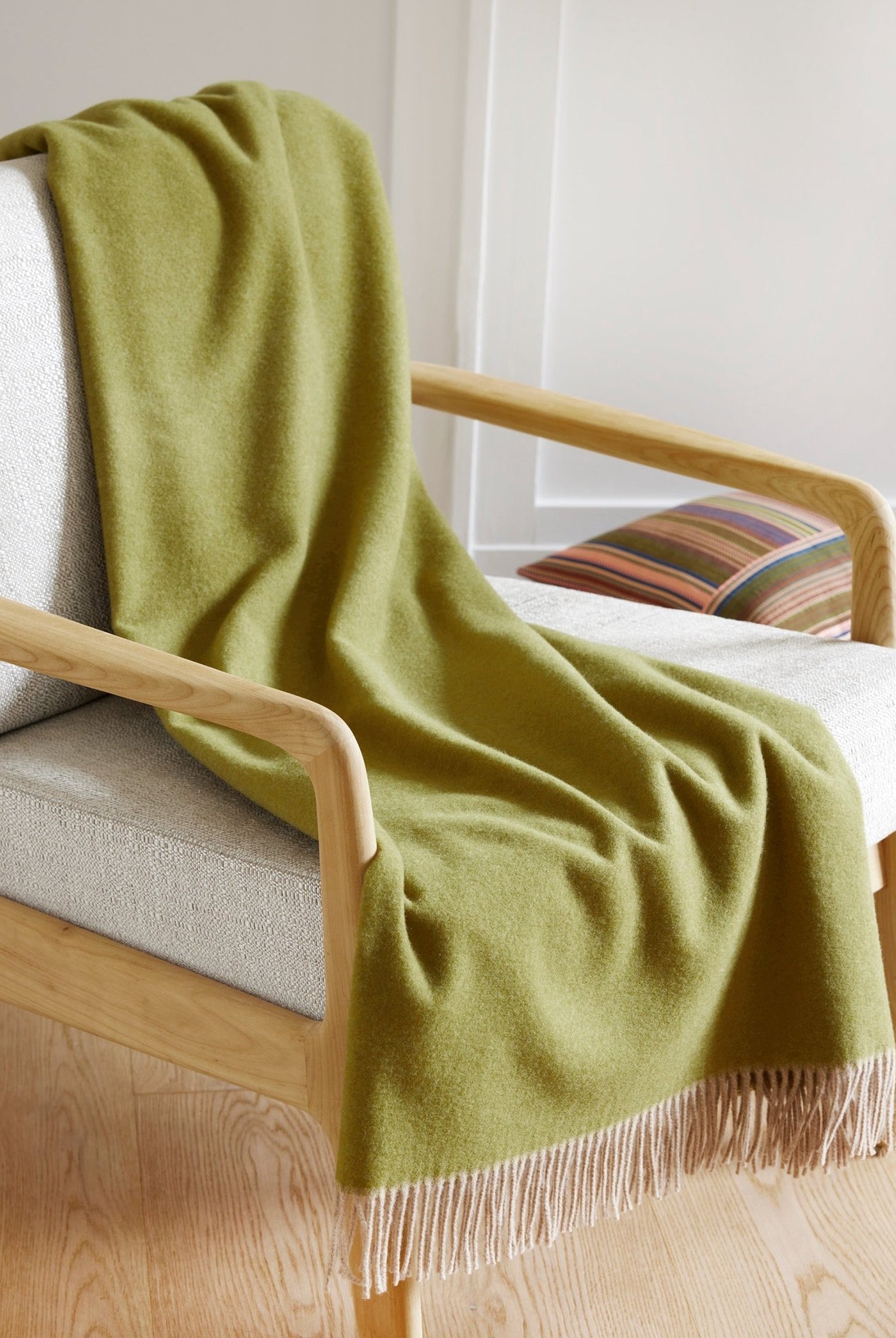 Weiche Decke LANA aus extrafeiner Schurwolle in Doubleface - Machart - FOX'S - Fashion