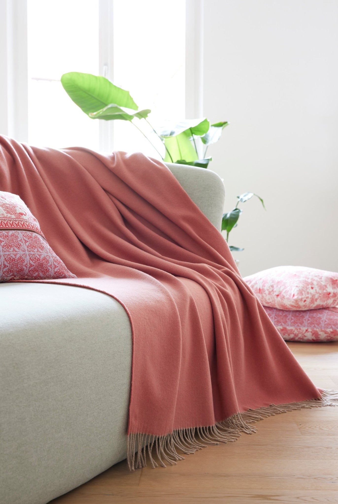 Weiche Decke LANA aus extrafeiner Schurwolle in Doubleface - Machart - FOX'S - Fashion