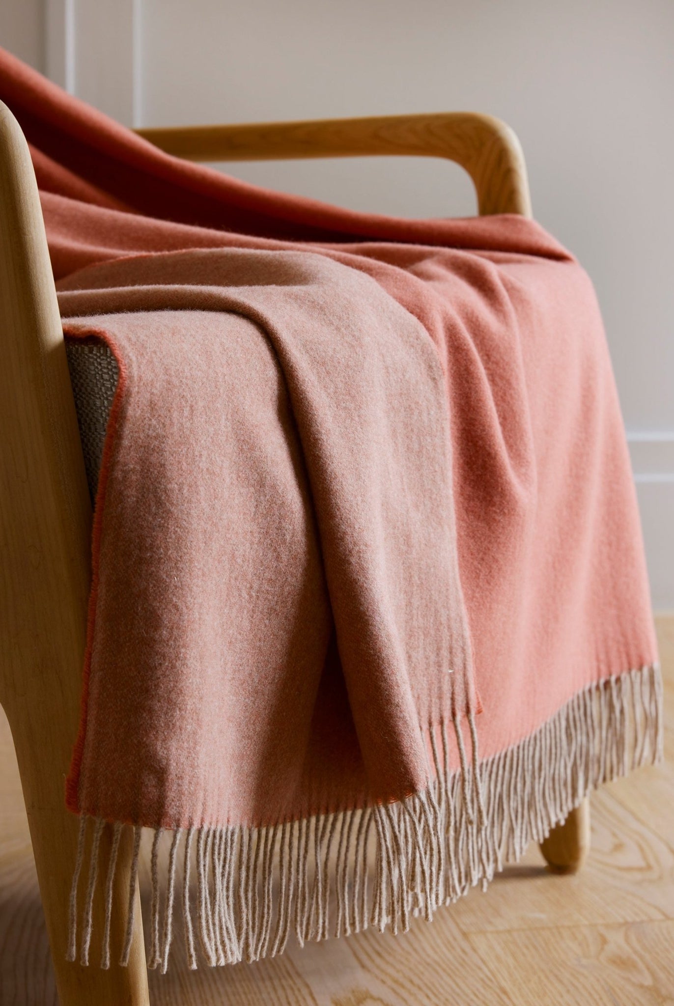 Weiche Decke LANA aus extrafeiner Schurwolle in Doubleface - Machart - FOX'S - Fashion