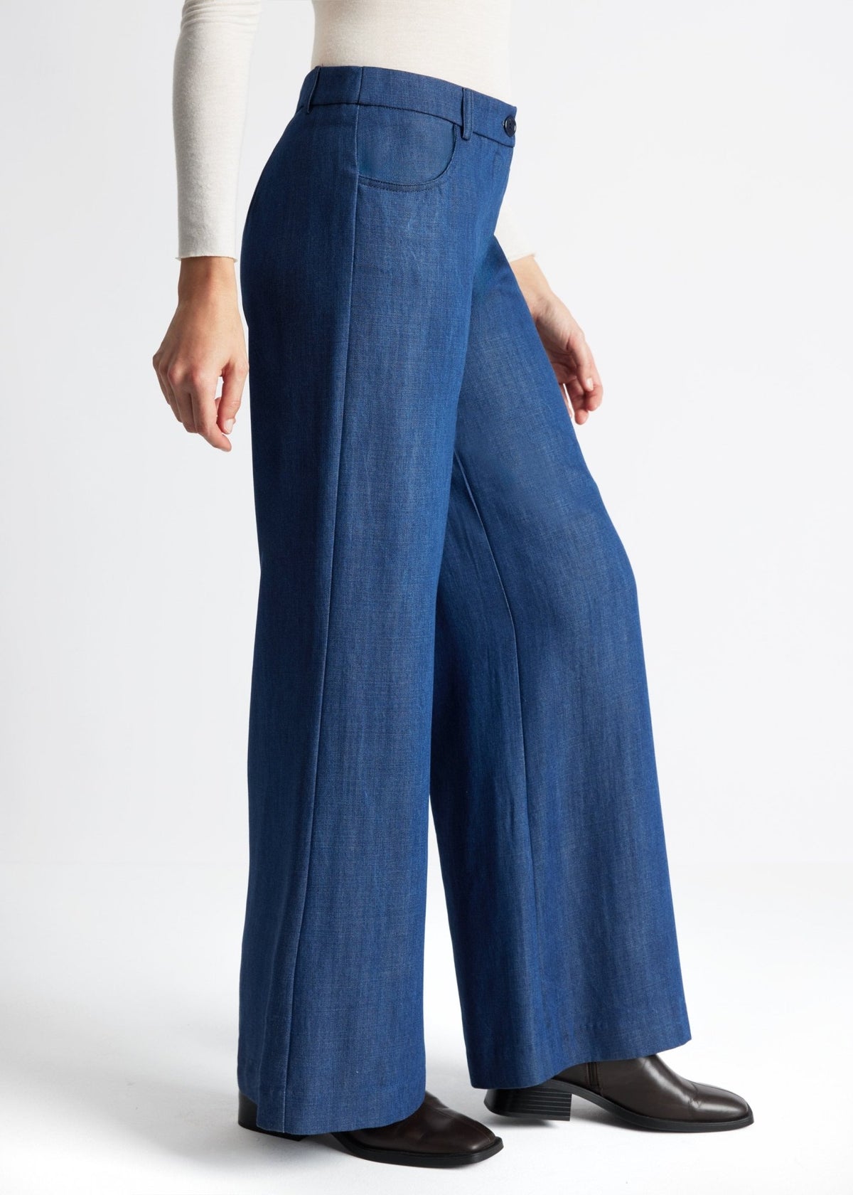 Weite Hose NAJEANS aus 100 % Lyocell - FOX'S-Fashion