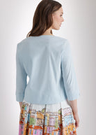 Kastige Bluse BUSHAKTY aus leichtem Baumwollmix mit Stretch - FOX'S - Fashion