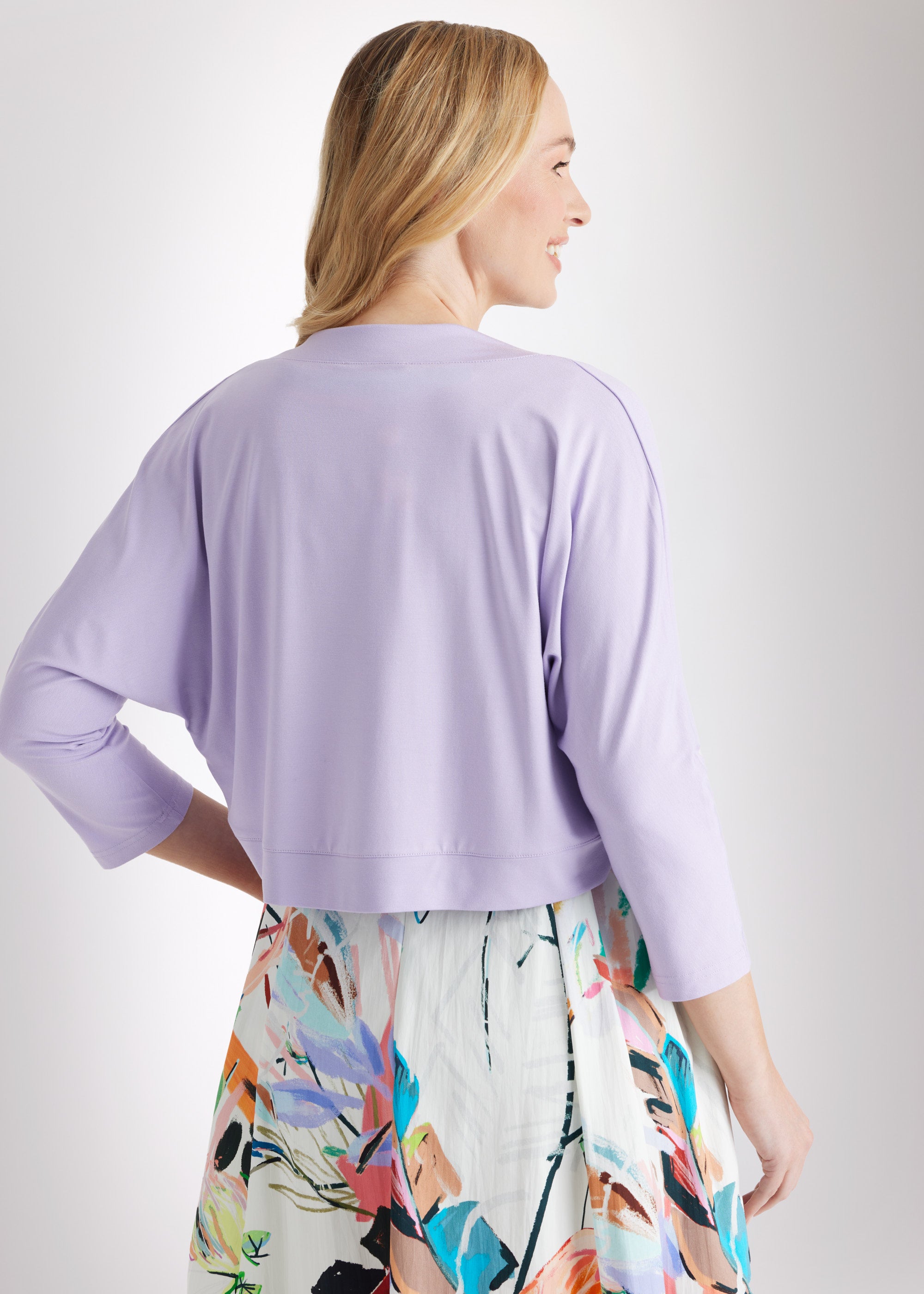 Gerader Bolero CEBOLERA aus softem Viskosejersey - FOX'S - Fashion