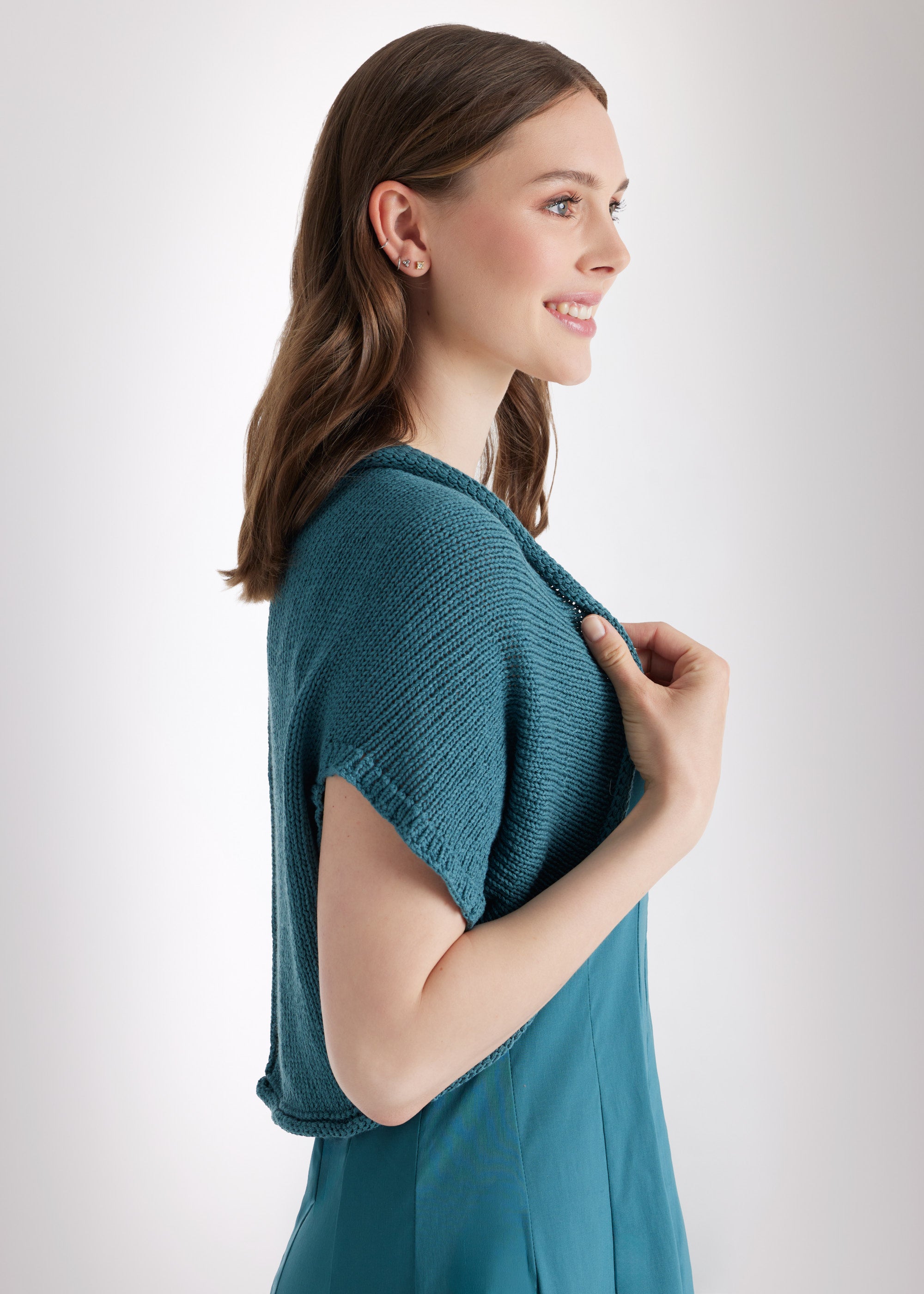 Weiter Strickbolero IPBOLLY aus Baumwollmix - FOX'S - Fashion