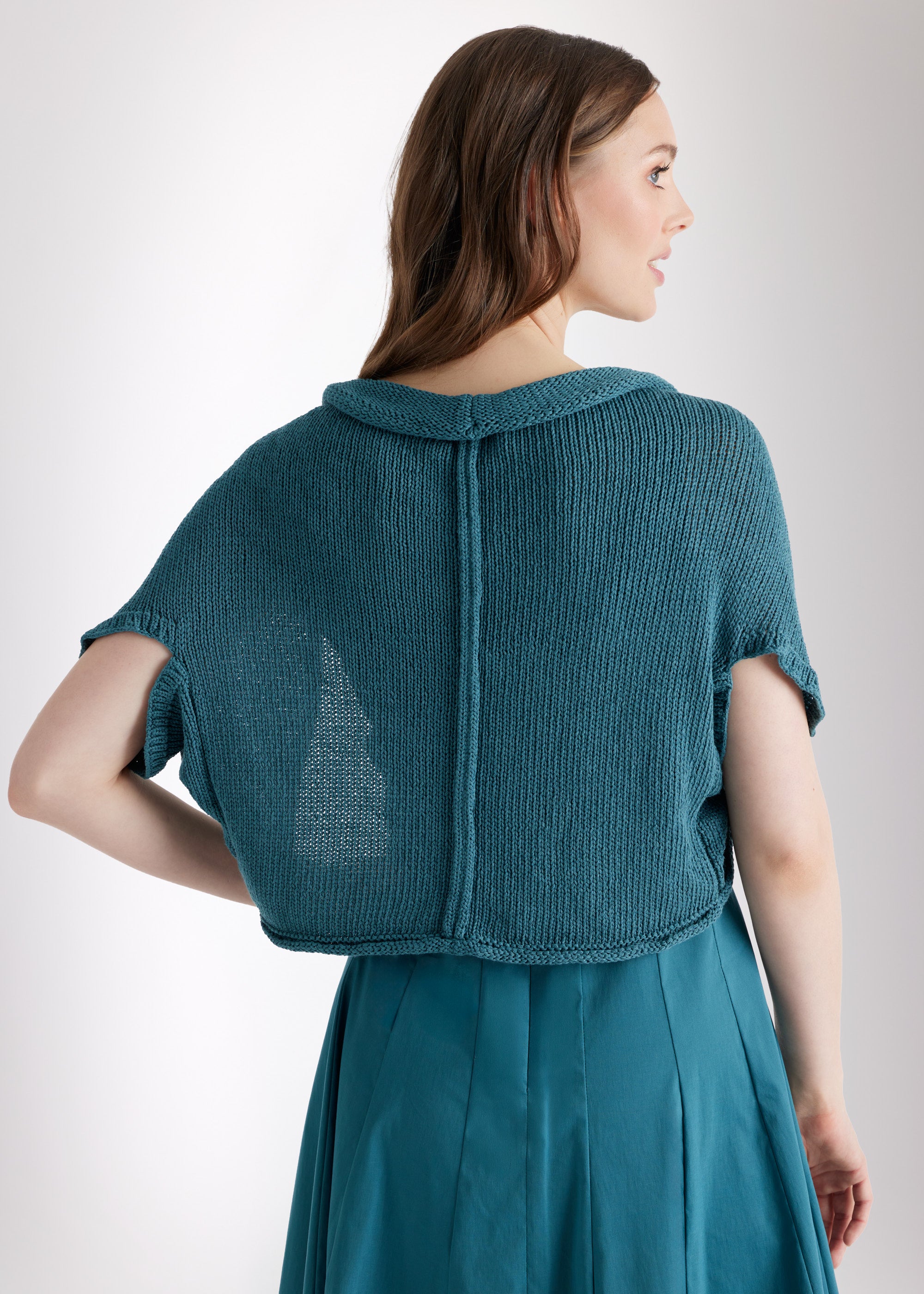 Weiter Strickbolero IPBOLLY aus Baumwollmix - FOX'S - Fashion