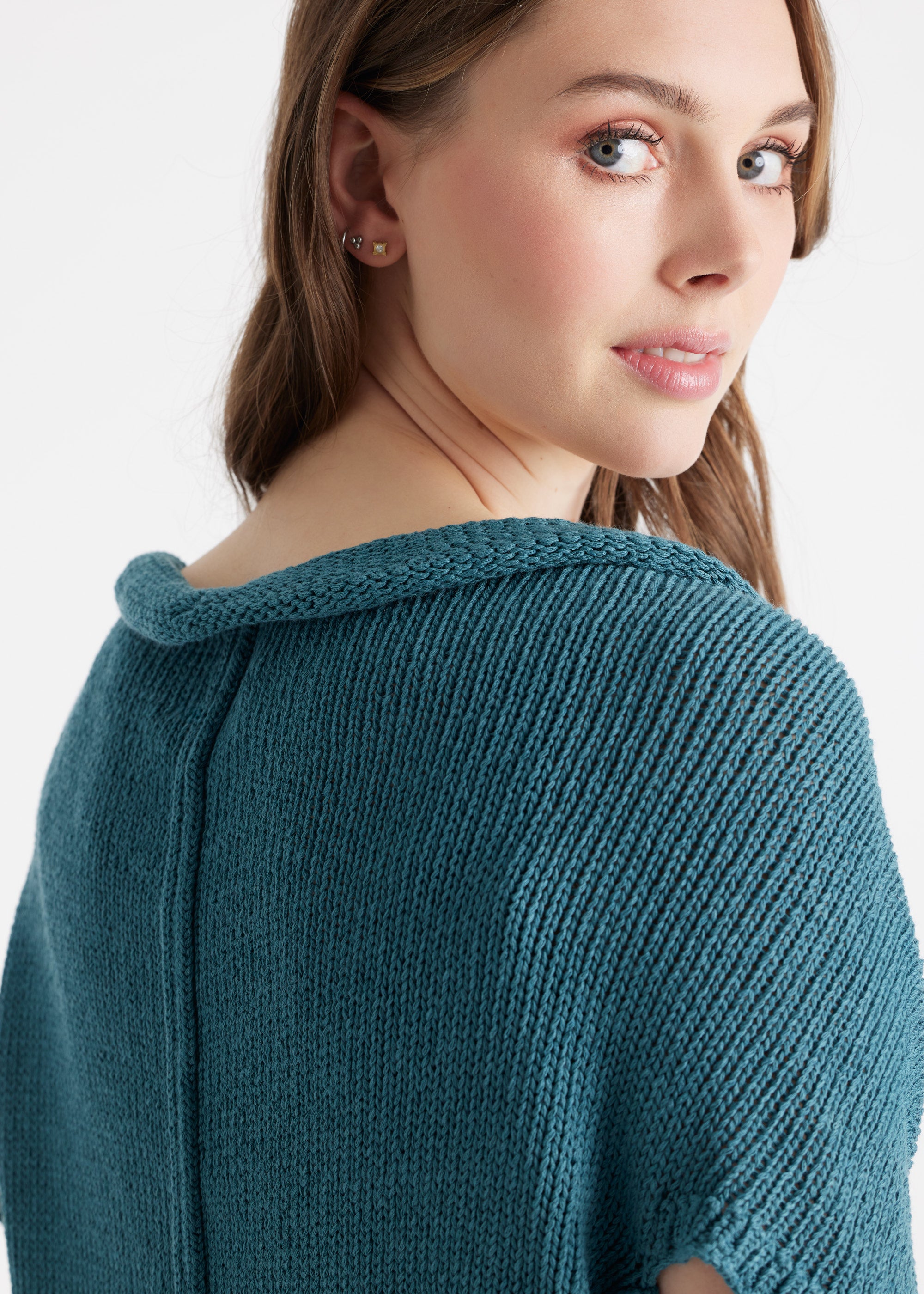 Weiter Strickbolero IPBOLLY aus Baumwollmix - FOX'S - Fashion