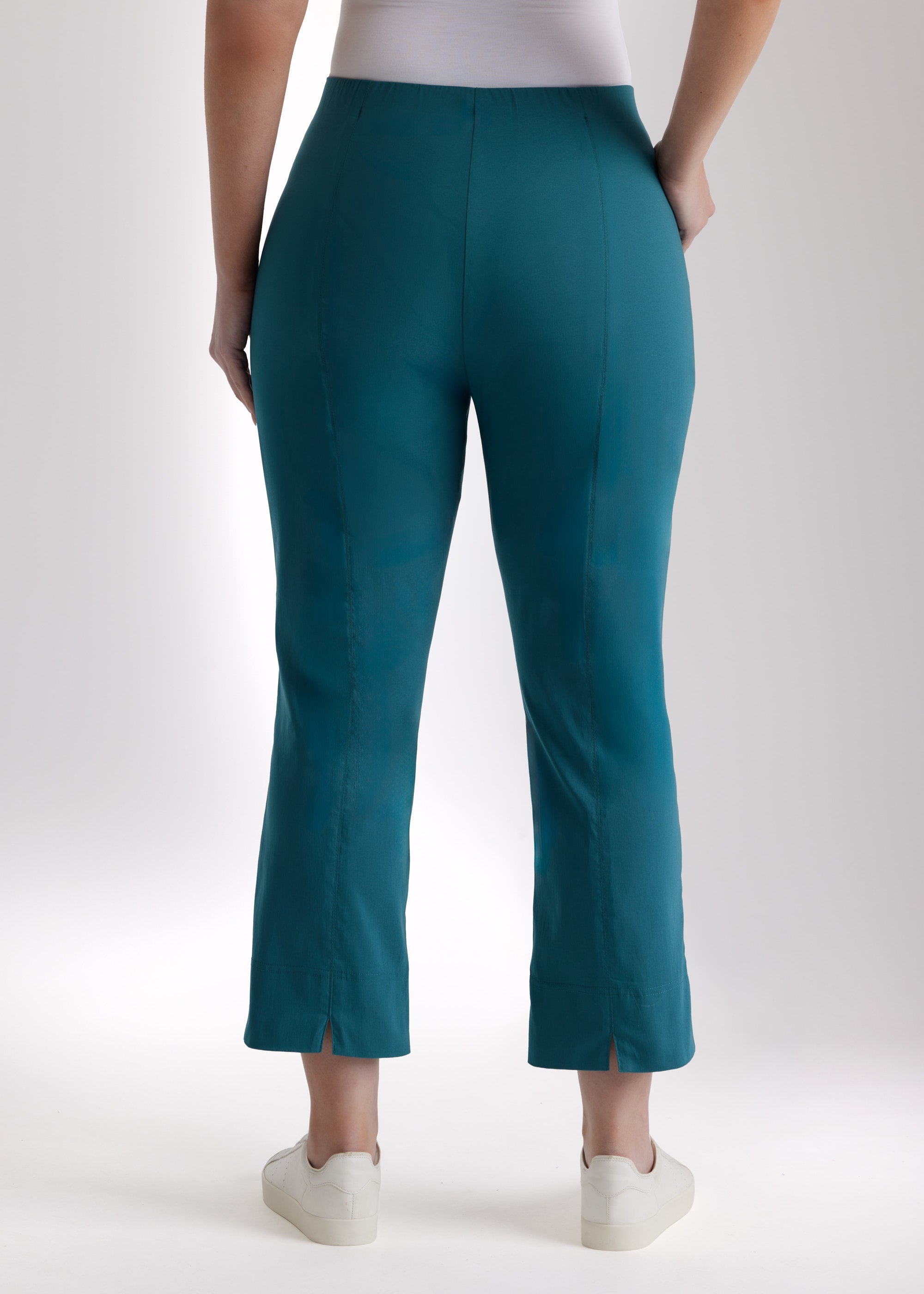 Schmale 7/8 - Hose MESSINI aus Baumwollmix mit Stretch - FOX'S - Fashion
