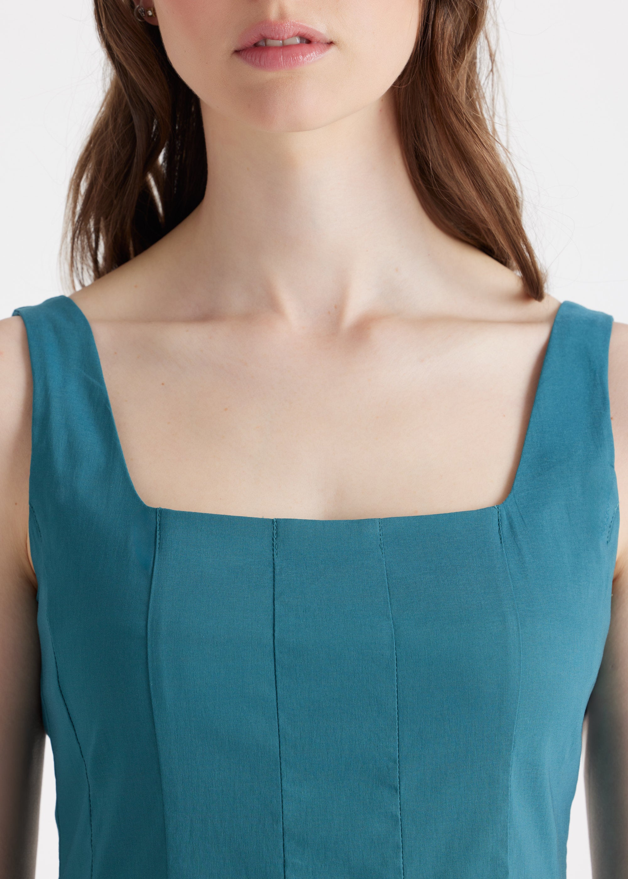 Kurzes, ausgestelltes Kleid MIASHY aus Baumwollmix mit Stretch - FOX'S - Fashion