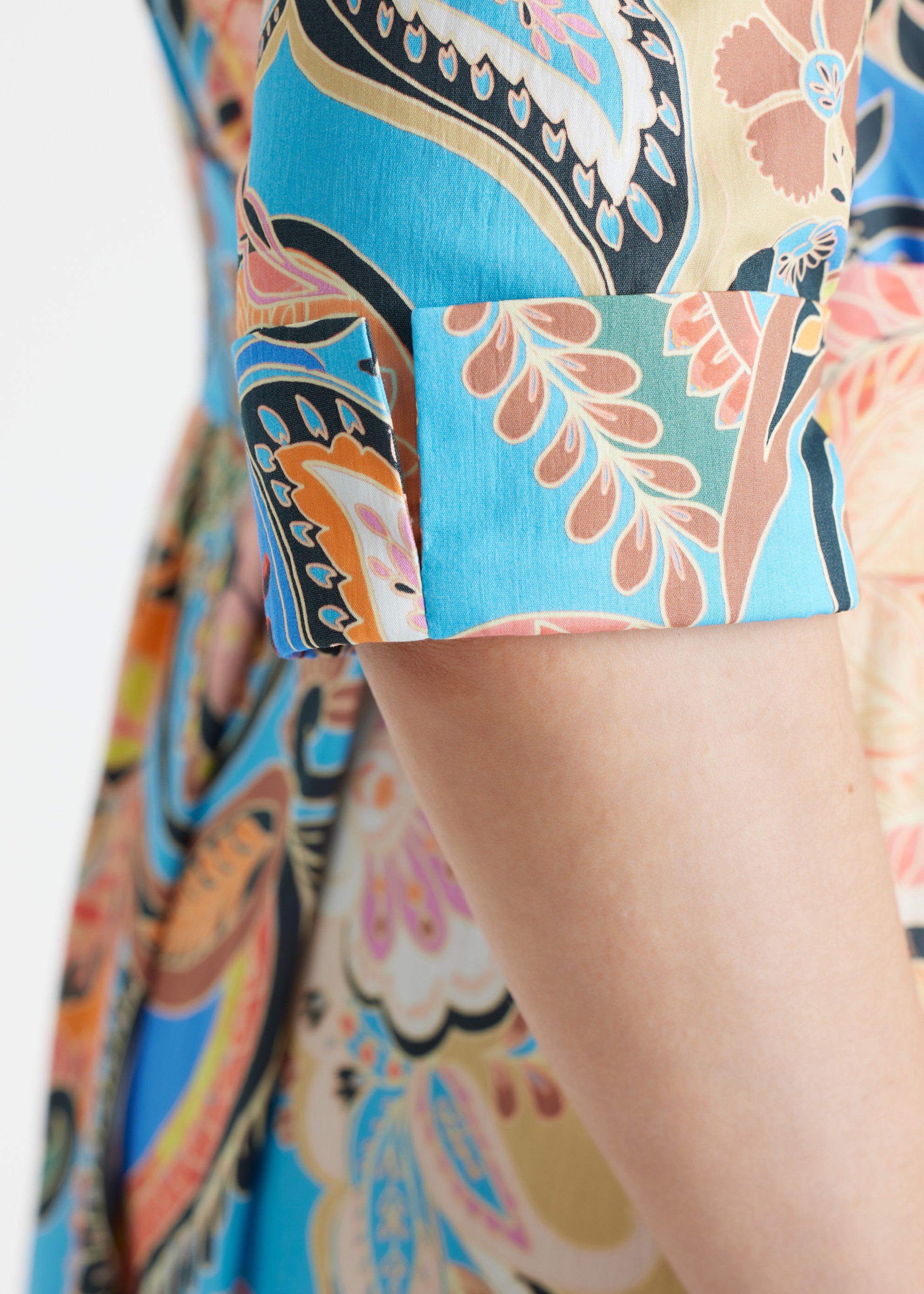 Tailliertes Kleid UDAXI aus Bio - Baumwolle - FOX'S - Fashion