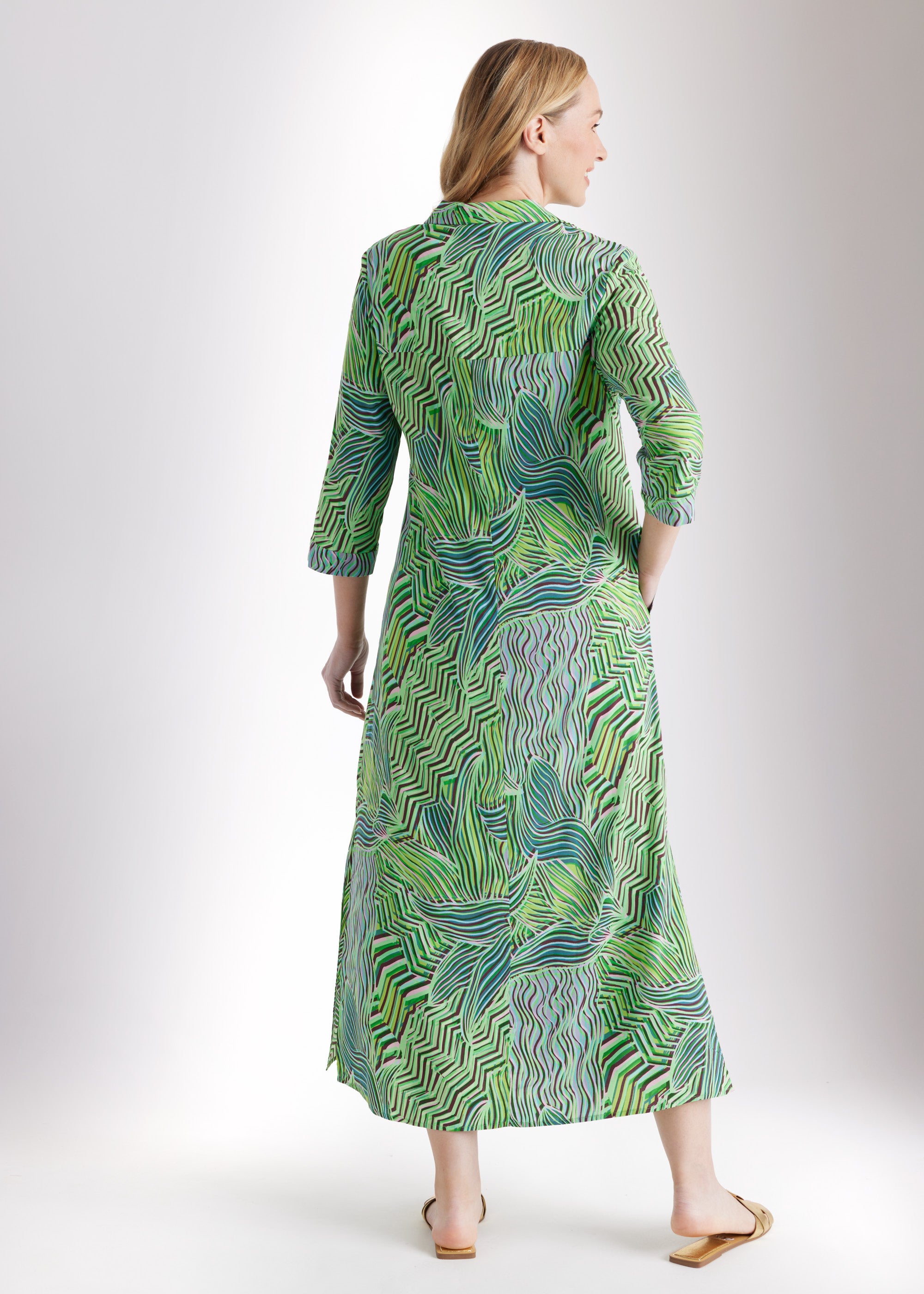 Gerades Midi - Kleid WOTALI aus Viskose - FOX'S - Fashion