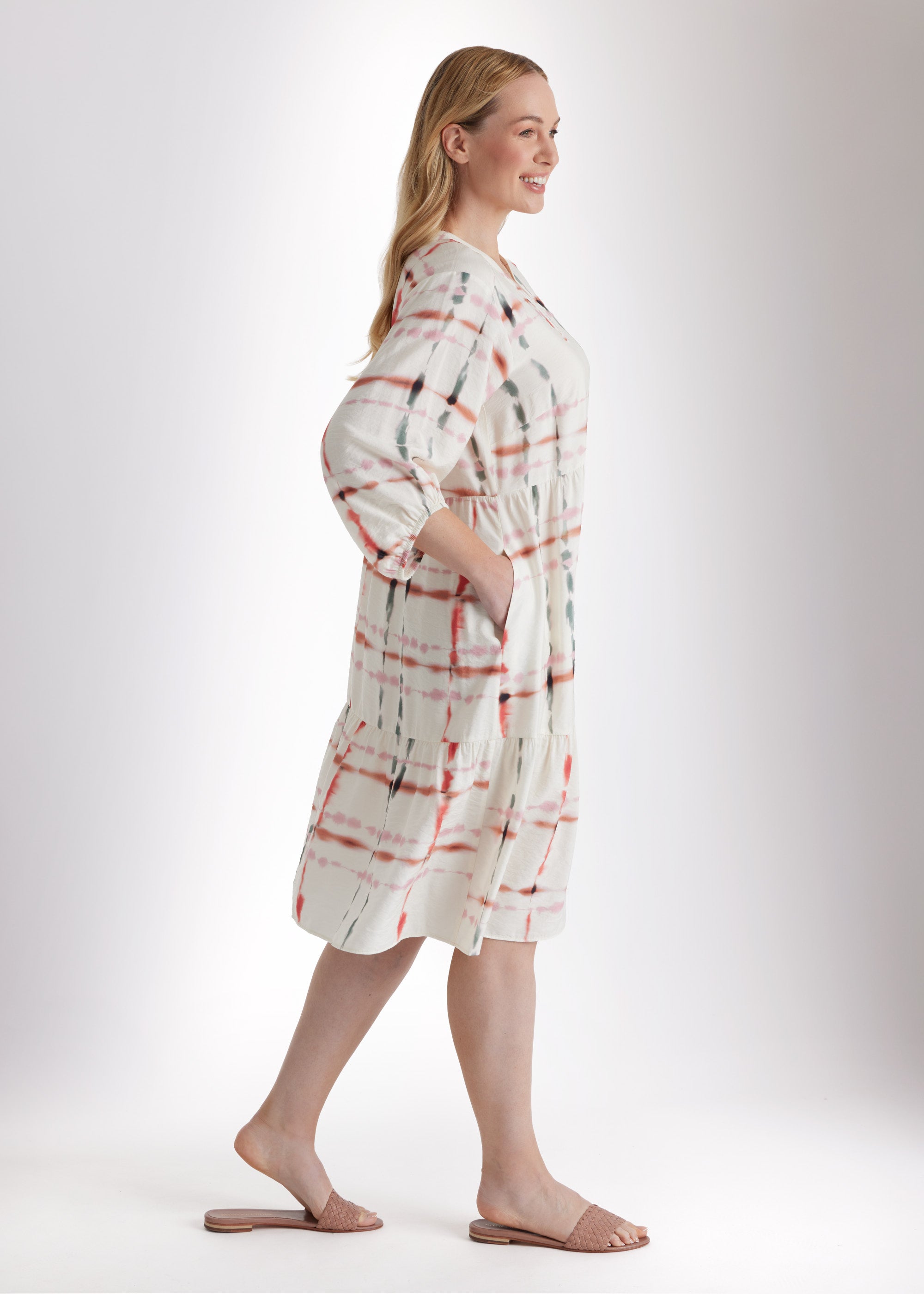 Kleid XYLONA aus Viskose - Mix in A - Linie - FOX'S - Fashion