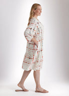 Kleid XYLONA aus Viskose - Mix in A - Linie - FOX'S - Fashion
