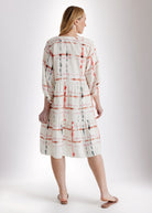 Kleid XYLONA aus Viskose - Mix in A - Linie - FOX'S - Fashion