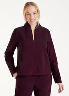 Bluse JIBRYX V - Ausschnitt und langem Arm - FOX'S - Fashion