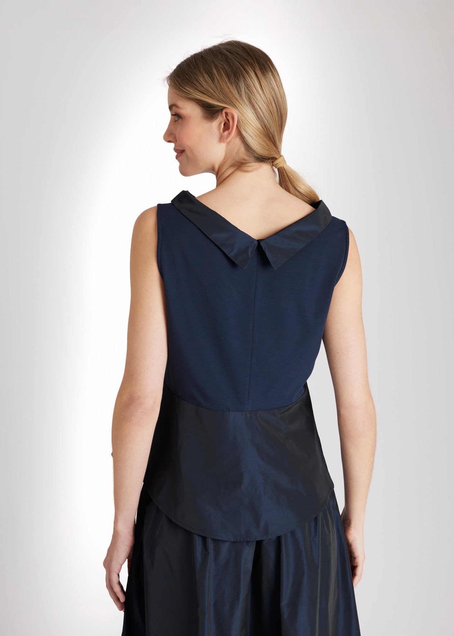 Bluse SENYZA aus Viskose und Taft in A - Linie - FOX'S - Fashion