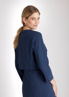 Bolero MYAGO aus Baumwollmix mit Elasthan und 3/4 - Arm - FOX'S - Fashion