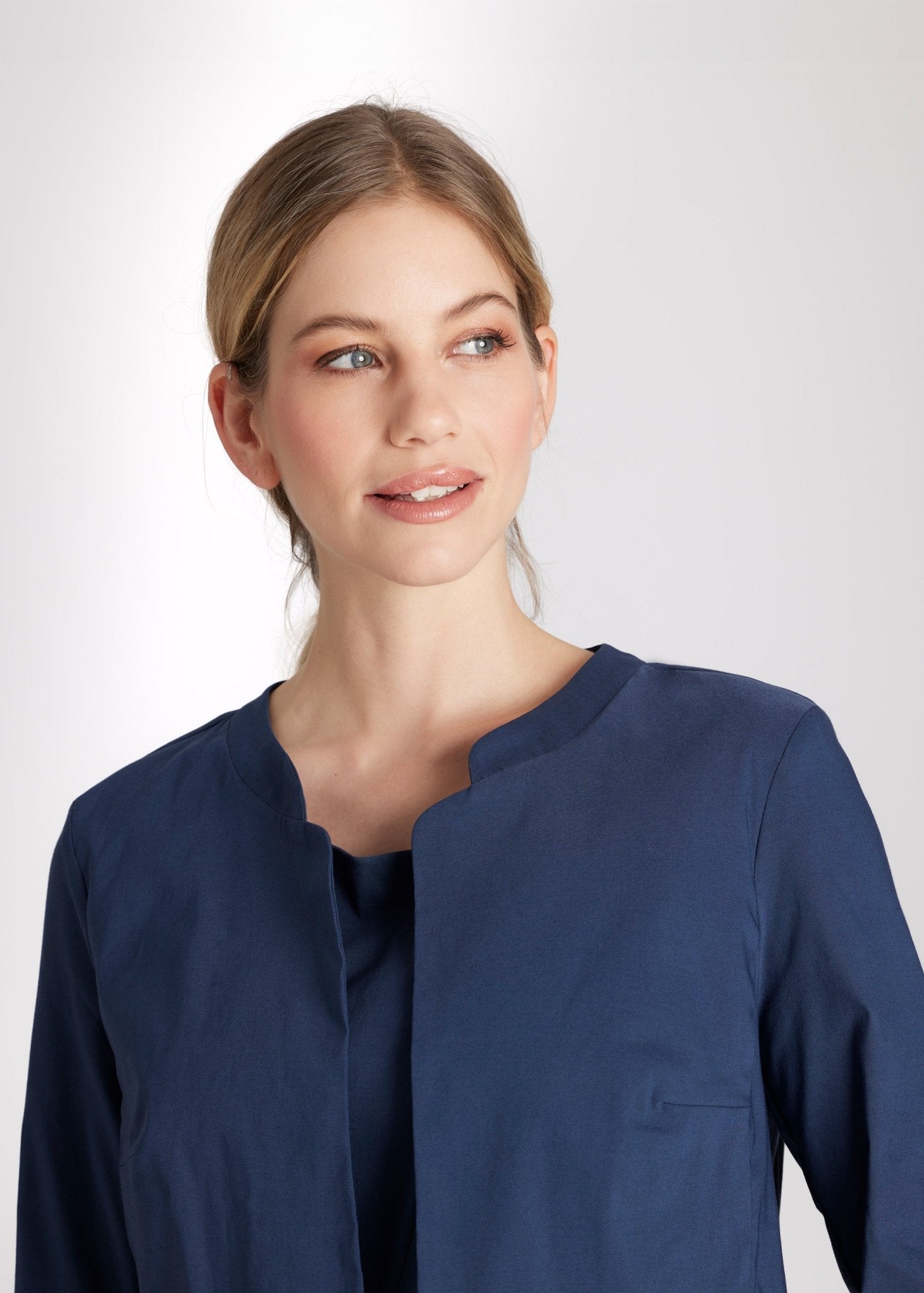 Bolero MYAGO aus Baumwollmix mit Elasthan und 3/4 - Arm - FOX'S - Fashion