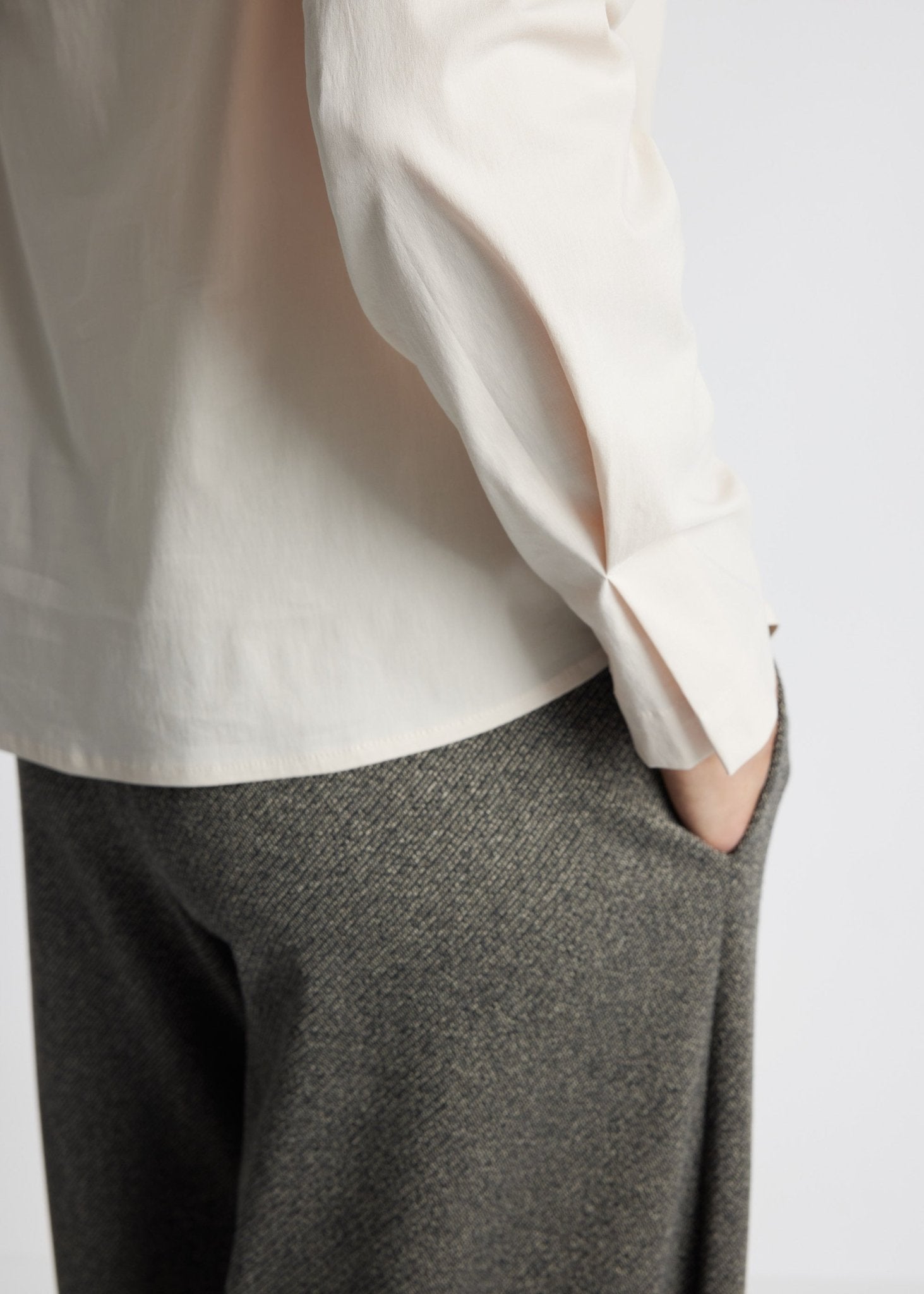 Gerade Bluse BLYNA aus leichtem Baumwoll-Mix mit Stretch - FOX'S-Fashion