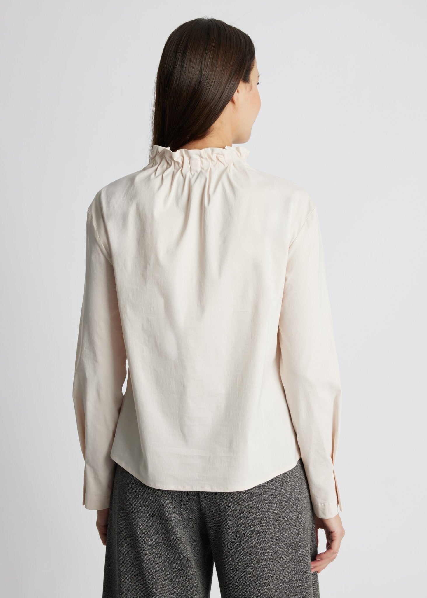 Gerade Bluse BLYNA aus leichtem Baumwoll-Mix mit Stretch - FOX'S-Fashion