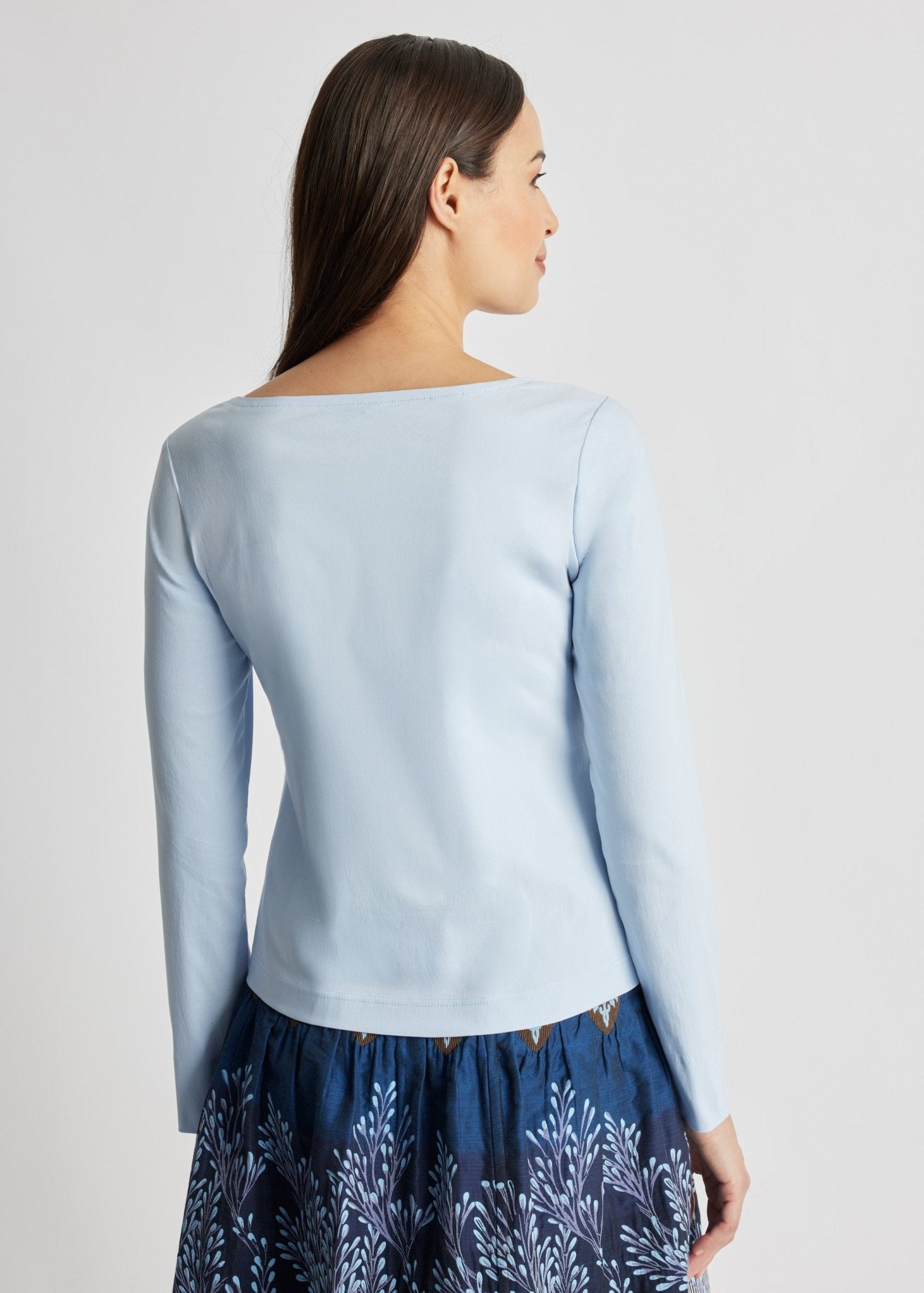 Gerade Bluse BONIUS aus leichtem Baumwoll-Mix mit Stretch - FOX'S-Fashion