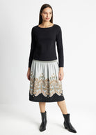 Gerade Bluse BONIUS aus leichtem Baumwoll-Mix mit Stretch - FOX'S-Fashion