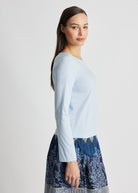 Gerade Bluse BONIUS aus leichtem Baumwoll-Mix mit Stretch - FOX'S-Fashion
