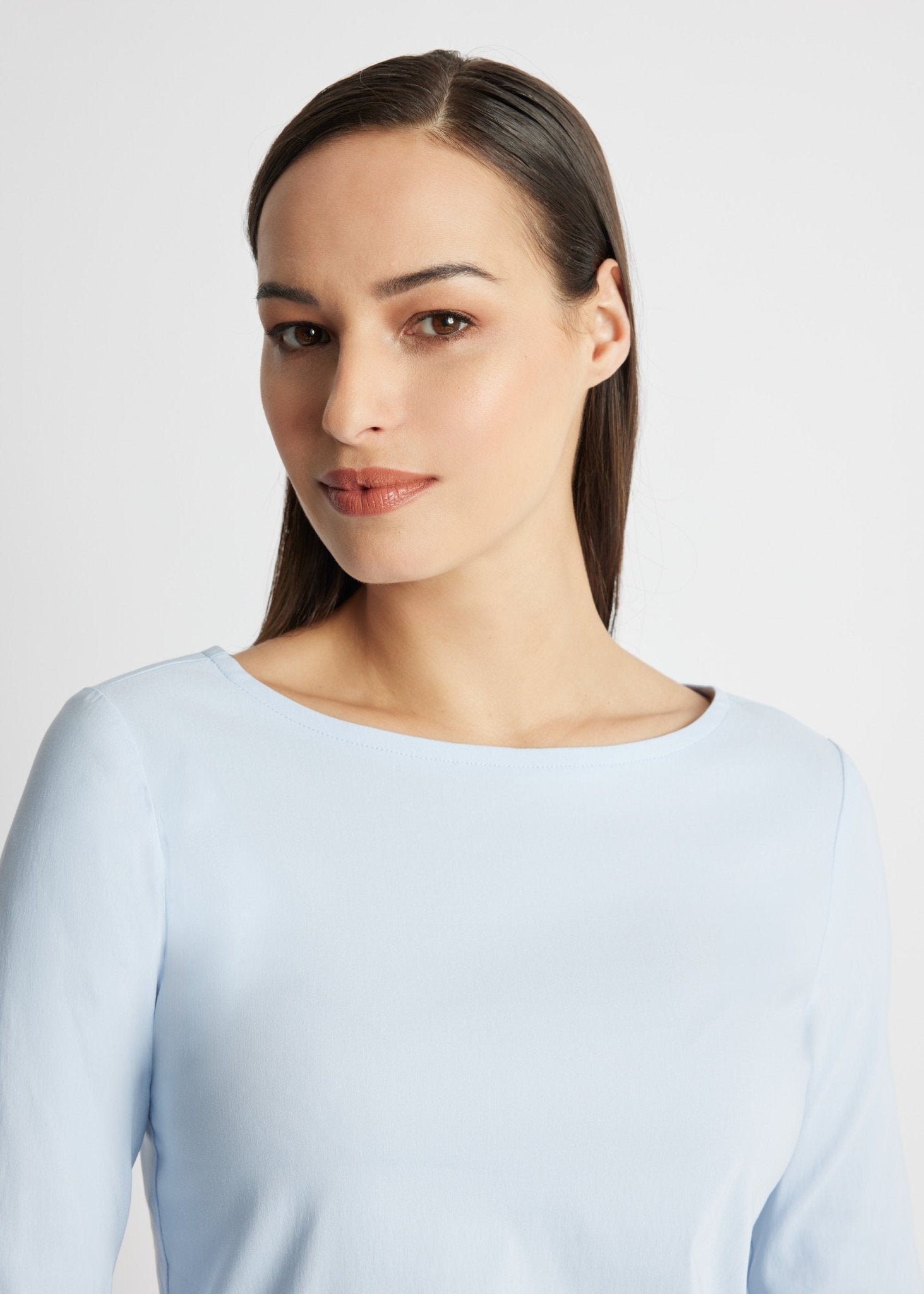 Gerade Bluse BONIUS aus leichtem Baumwoll-Mix mit Stretch - FOX'S-Fashion