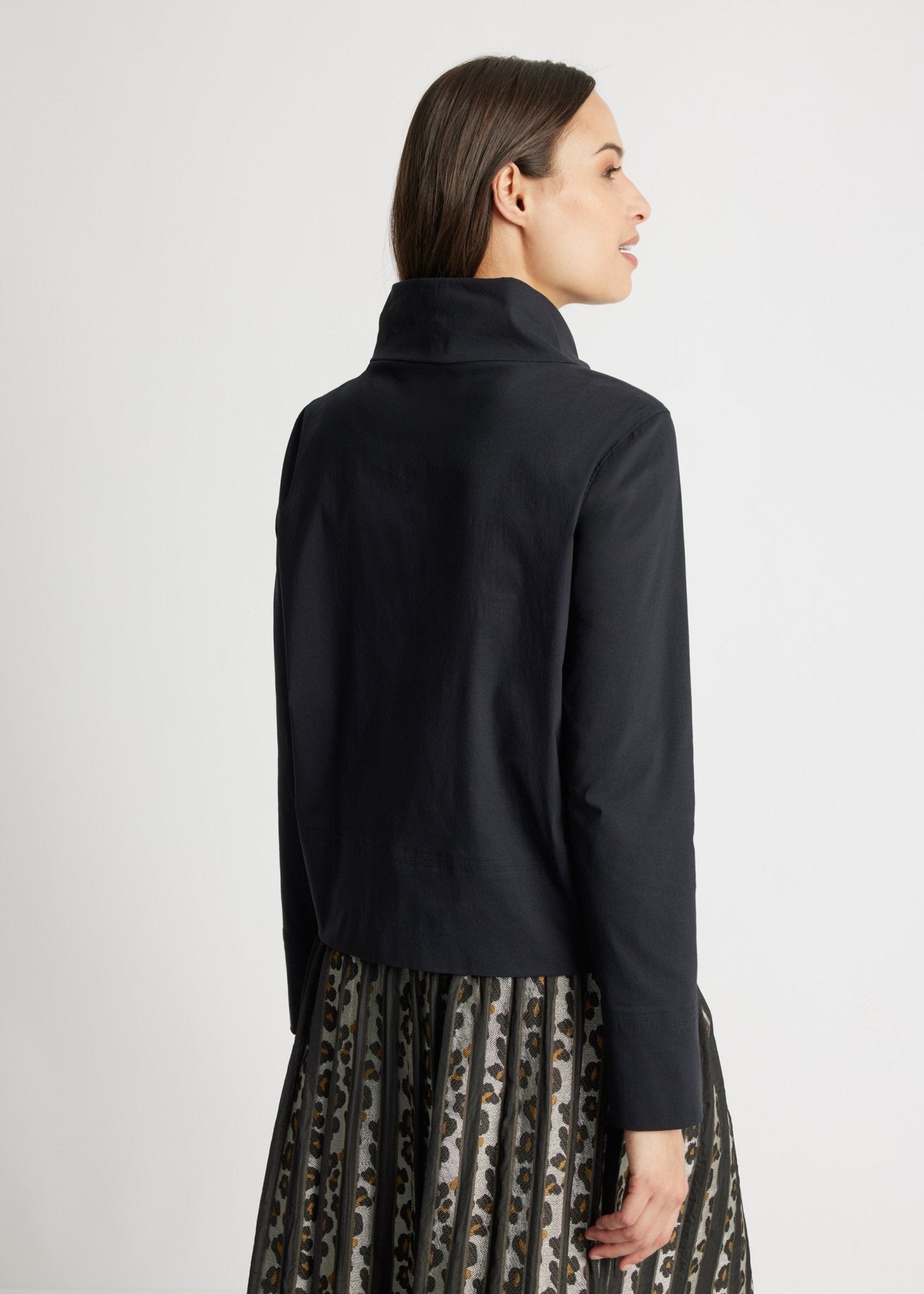 Gerade Bluse BRIZCO aus leichtem Baumwoll-Mix mit Stretch - FOX'S-Fashion