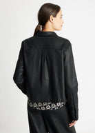 Gerade Hemdjacke ZANZIA aus 100 % Baumwolle - FOX'S-Fashion