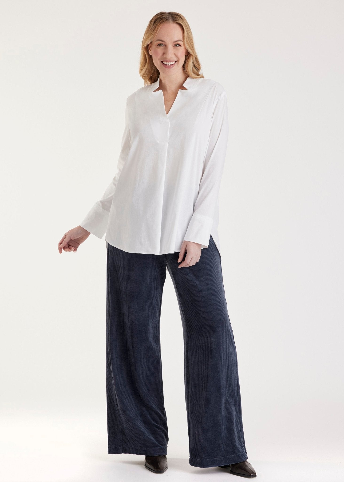 Gerade Hose WACORHO aus Baumwoll - Cord - FOX'S - Fashion