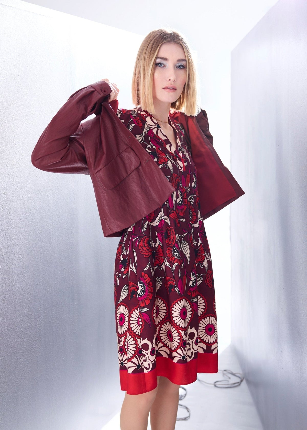 Gerade Jacke WIATA aus Lederimitat - FOX'S-Fashion