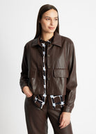 Gerade Jacke WIATA aus Lederimitat - FOX'S-Fashion