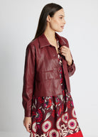Gerade Jacke WIATA aus Lederimitat - FOX'S-Fashion