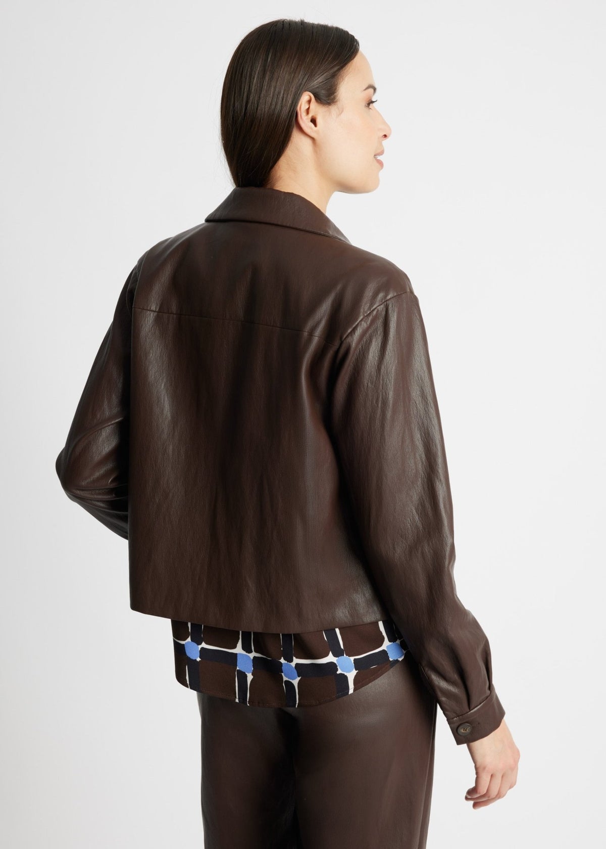 Gerade Jacke WIATA aus Lederimitat - FOX'S-Fashion