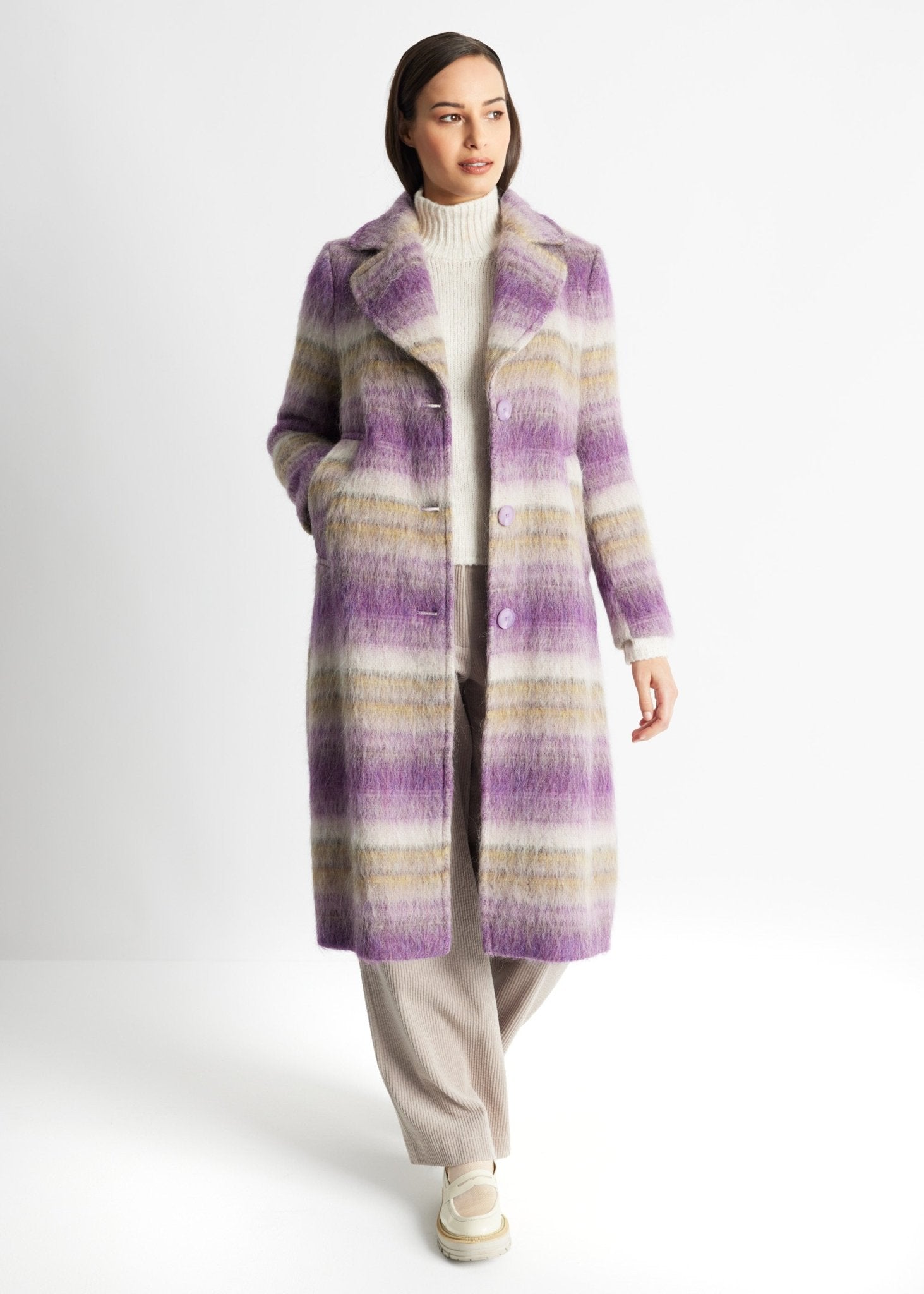 Gerader Mantel MIPRA aus Woll-Mix - FOX'S-Fashion