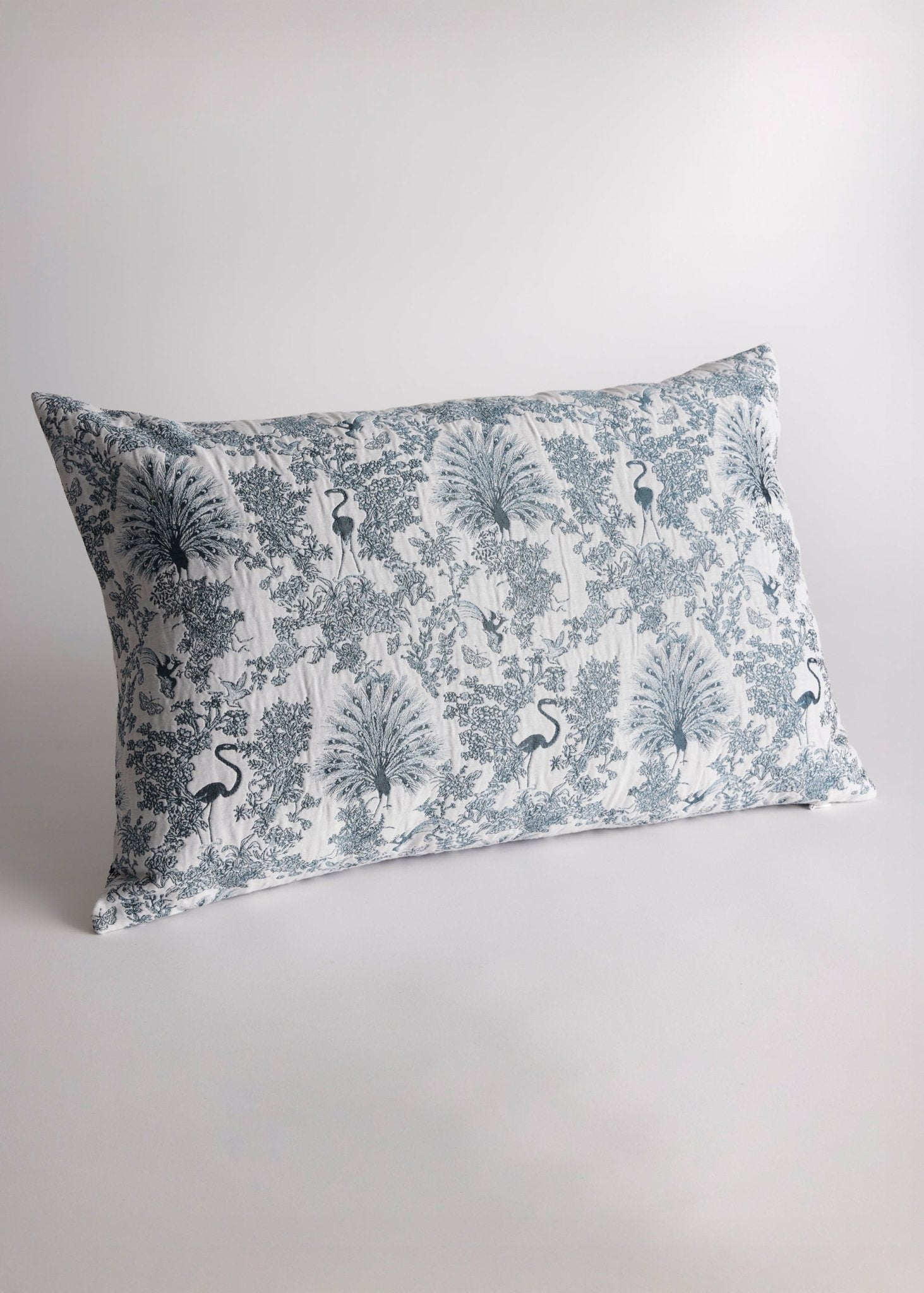 Gewebte Dekokissenhülle EVELIN in edlem Jacquard aus Baumwoll - Viskose - Mix - FOX'S - Fashion