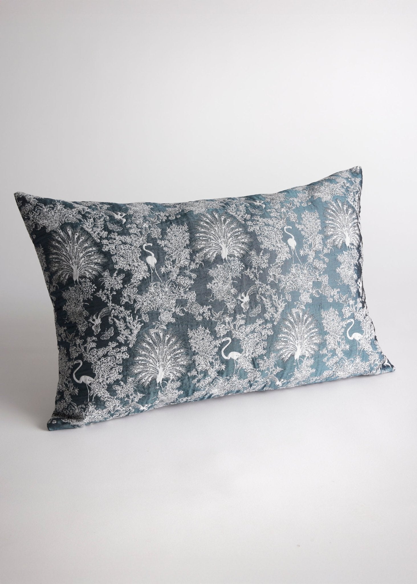 Gewebte Dekokissenhülle EVELIN in edlem Jacquard aus Baumwoll - Viskose - Mix - FOX'S - Fashion