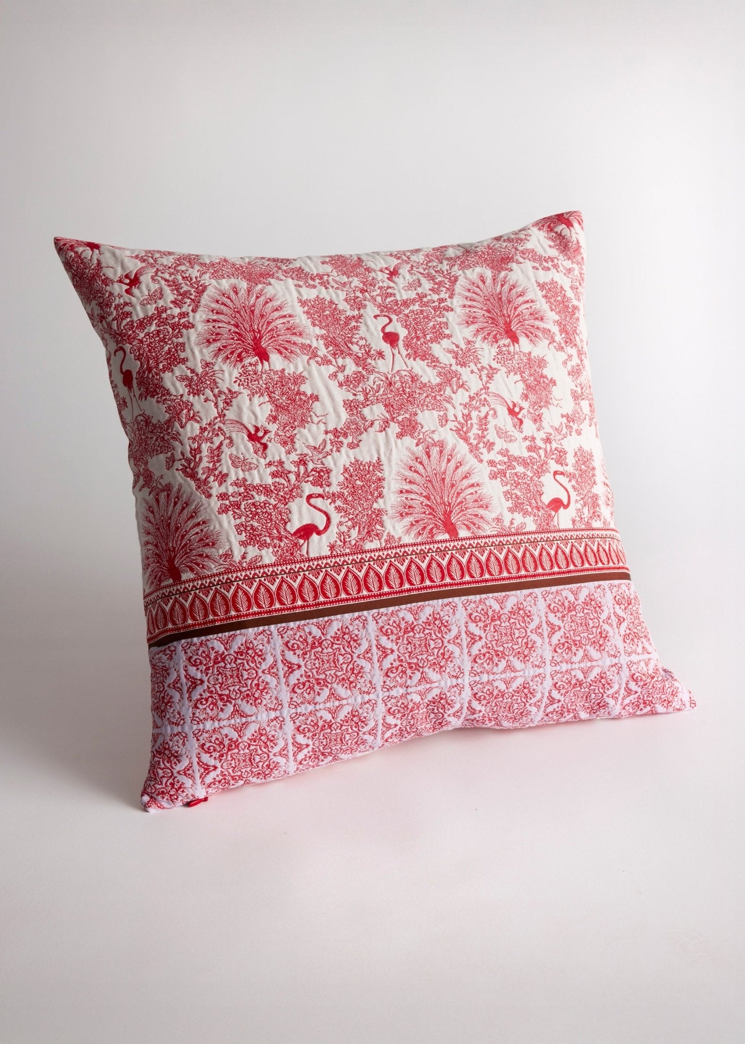 Gewebte Dekokissenhülle EVELIN in edlem Jacquard aus Baumwoll - Viskose - Mix - FOX'S - Fashion