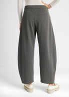 Hose WAHOSSA aus meliertem Viskose-Baumwoll-Mix im Barrel-Fit - FOX'S-Fashion