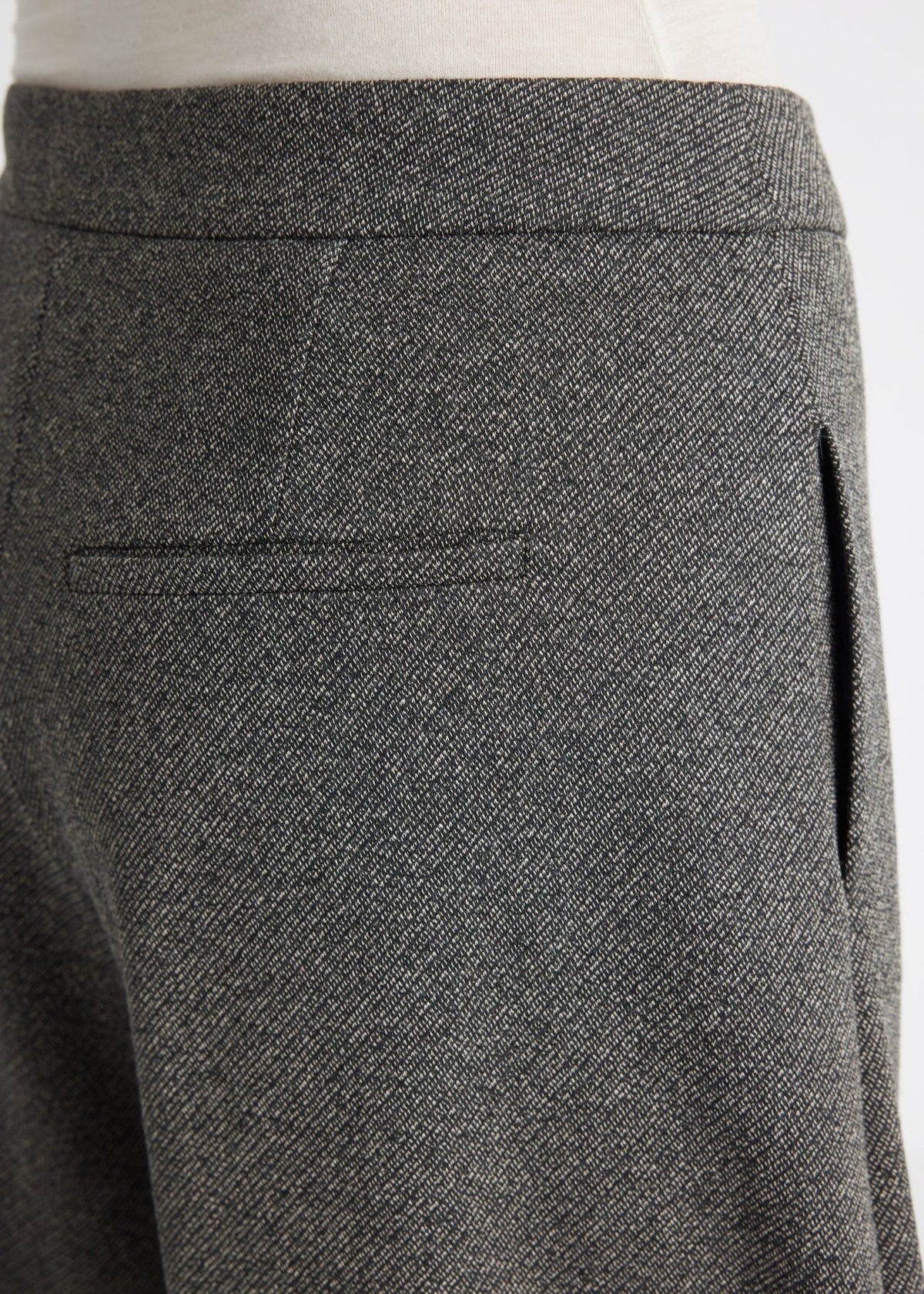 Hose WAHOSSA aus meliertem Viskose-Baumwoll-Mix im Barrel-Fit - FOX'S-Fashion