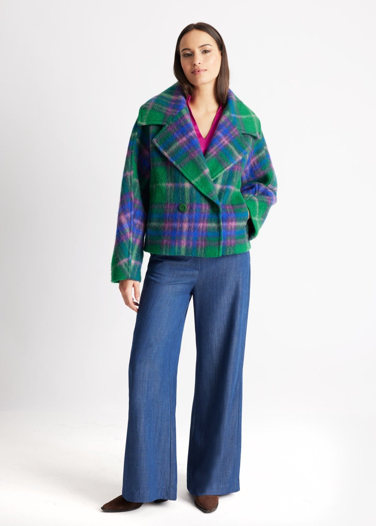Kastige Jacke KARIDO aus Schurwolle - FOX'S-Fashion