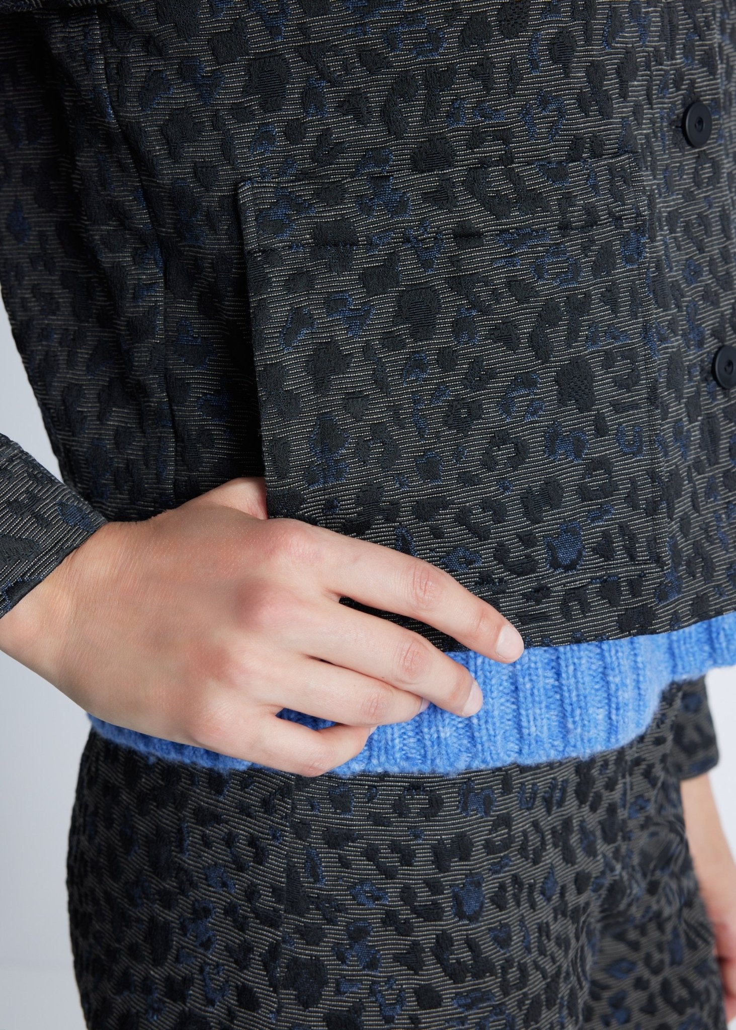 Kastige Jacke NIRATA aus Baumwoll-Mix - FOX'S-Fashion