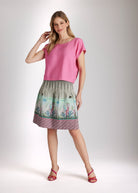 Kastiges Shirt NUTOPI aus Rayon mit Abnähern - FOX'S - Fashion