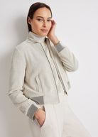 Kurze Blousonjacke PASJAKI aus Viskose-Mix - FOX'S-Fashion