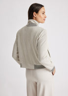 Kurze Blousonjacke PASJAKI aus Viskose-Mix - FOX'S-Fashion