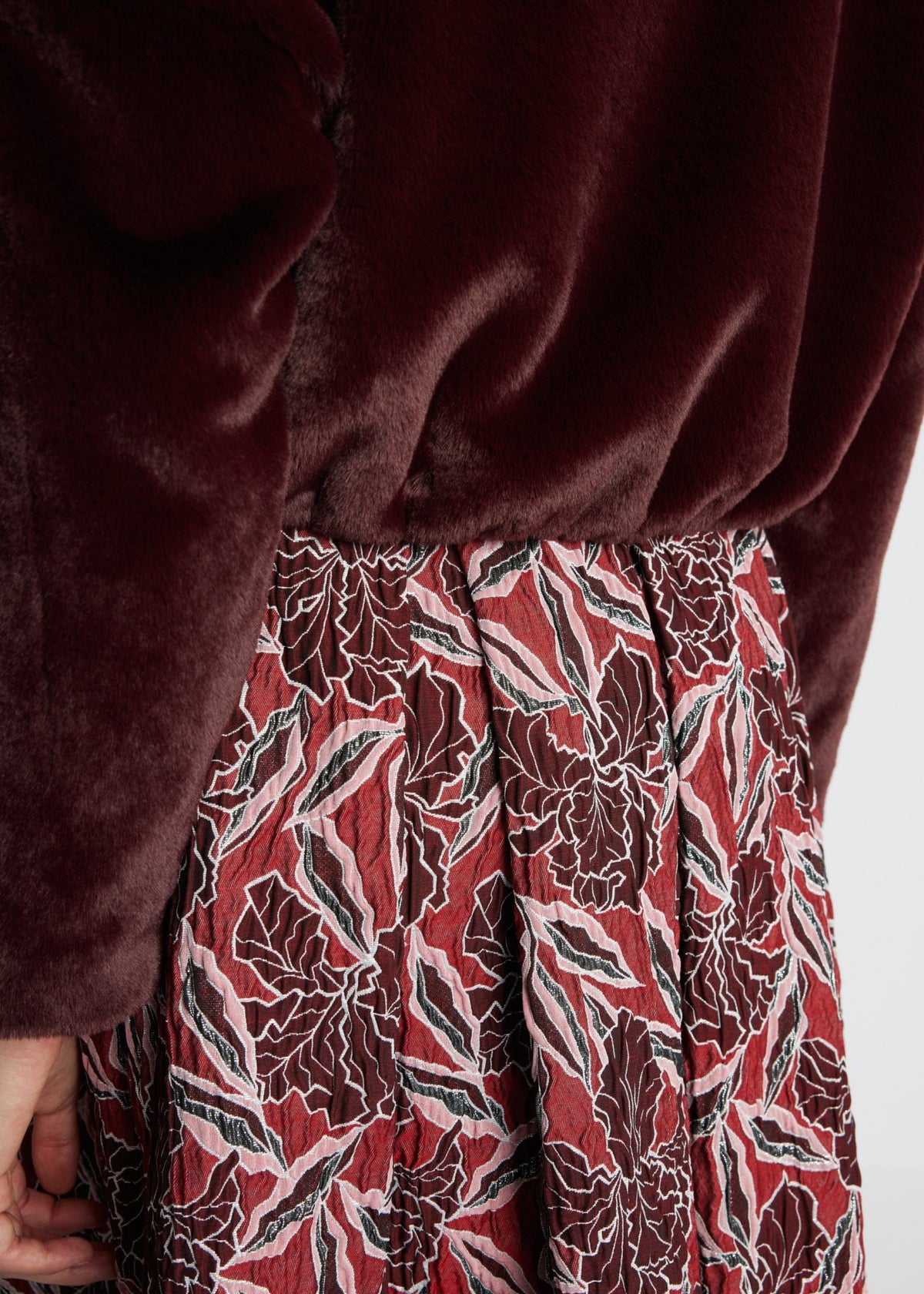 Kurze Jacke TEXAVO aus Kunstfell - FOX'S-Fashion